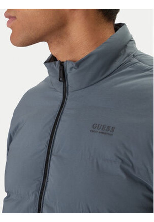 Guess Kurtka przejściowa M6RL0I WJ242 Niebieski Regular Fit. Kolor: niebieski. Materiał: syntetyk