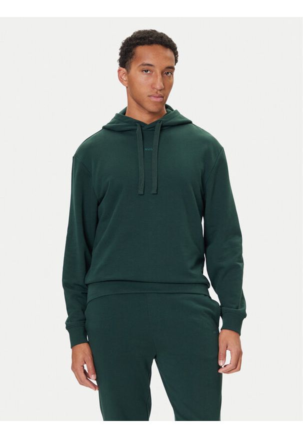 Hugo - HUGO Dres Dapodayote 50492581 Zielony Relaxed Fit. Kolor: zielony. Materiał: bawełna