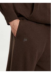 Pangaia Spodnie dresowe Archive Recycled Cashmere Brązowy Loose Fit. Kolor: brązowy. Materiał: kaszmir #4