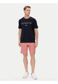 TOMMY HILFIGER - Tommy Hilfiger T-Shirt 85' MW0MW34427 Granatowy Regular Fit. Kolor: niebieski. Materiał: bawełna #5