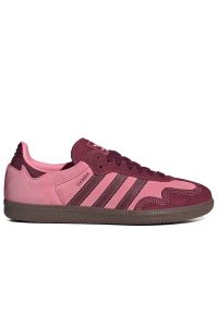 Adidas - Buty damskie adidas Originals Samba OG IH6704 - różowe. Okazja: na co dzień. Zapięcie: sznurówki. Kolor: różowy. Materiał: zamsz, syntetyk, guma, skóra. Szerokość cholewki: normalna #1