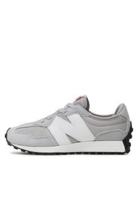 Buty do chodzenia dla dzieci New Balance PH327CGW. Zapięcie: sznurówki. Kolor: szary. Materiał: materiał. Szerokość cholewki: normalna. Sport: turystyka piesza