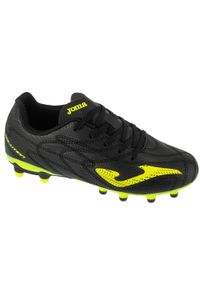 Joma - Buty piłkarskie korki chłopięce, Evolution Jr 25 EVJW FG. Kolor: czarny. Sport: piłka nożna