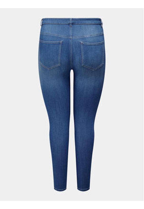 ONLY Carmakoma Jeansy Storm 15313096 Niebieski Skinny Fit. Kolor: niebieski