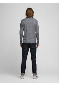 Jack & Jones - Jack&Jones Sweter Basic 12137190 Szary Regular Fit. Kolor: szary. Materiał: bawełna