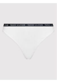 TOMMY HILFIGER - Tommy Hilfiger Komplet 3 par stringów 3p UW0UW02829 Kolorowy. Materiał: bawełna. Wzór: kolorowy #5