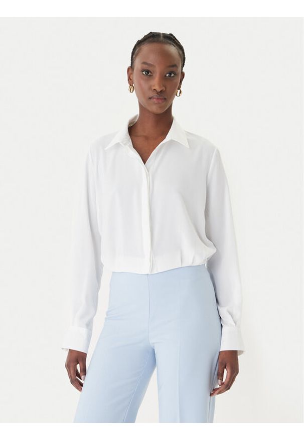 Rinascimento Koszula CFC0127372003 Biały Regular Fit. Kolor: biały. Materiał: syntetyk