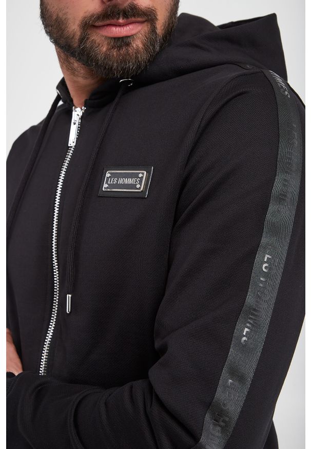 Les Hommes - Bluza LES HOMMES. Typ kołnierza: kaptur. Materiał: materiał. Wzór: aplikacja