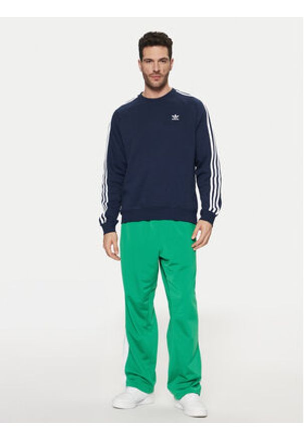 Adidas - adidas Bluza adicolor Classics 3-Stripes IM4515 Granatowy Regular Fit. Kolor: niebieski. Materiał: bawełna