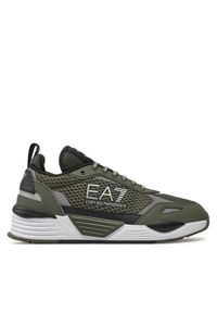 EA7 Emporio Armani Sneakersy X8X159 XK379 T665 Zielony. Kolor: zielony. Materiał: materiał