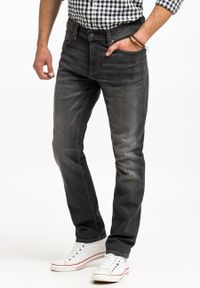 Mustang - MUSTANG VEGAS SLIM MĘSKIE SPODNIE JEANSOWE JEANSY DŻINSY DENIM BLACK 1015044 4000 883