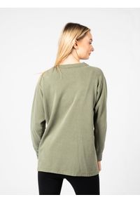 Pinko Bluza "Corona" | 1S100B Y7QQ | Kobieta | Wojskowa Zieleń. Okazja: na co dzień. Materiał: bawełna. Wzór: aplikacja. Styl: militarny