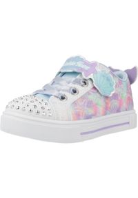 skechers - Kapcie SKECHERS UNDERWATER MAGIC Wielokolorowy. Okazja: na co dzień. Kolor: wielokolorowy. Materiał: syntetyk, tkanina