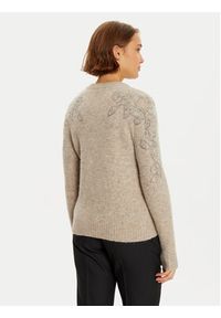 Marciano Guess Sweter 4BGR44 5786Z Brązowy Regular Fit. Kolor: brązowy. Materiał: wełna, syntetyk #5