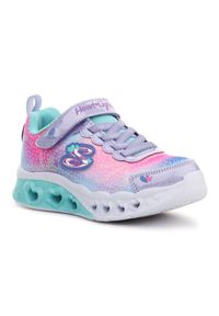 skechers - Buty Skechers S Lights Flutter Heart Lights Jr 302315-LVMT różowe. Zapięcie: rzepy. Kolor: różowy. Materiał: guma, syntetyk. Wzór: kolorowy. Sport: turystyka piesza