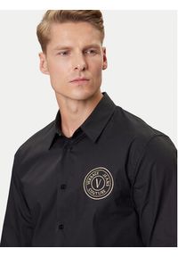 Versace Jeans Couture Koszula 79GALKS2 CN00K Czarny Slim Fit. Kolor: czarny. Materiał: bawełna #4
