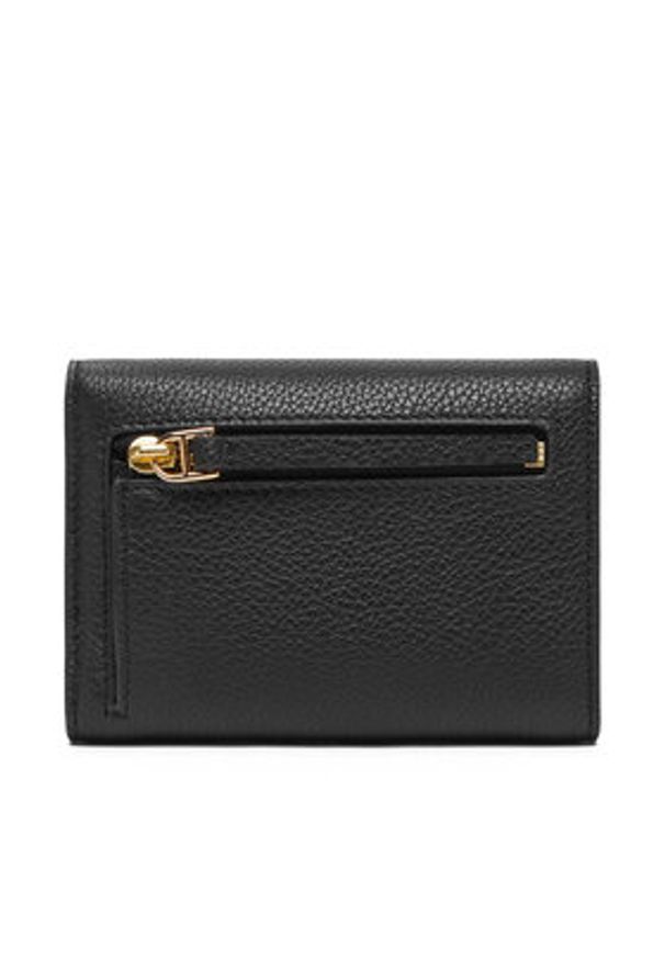 Tory Burch Mały Portfel Damski 165002 Czarny. Kolor: czarny. Materiał: skóra