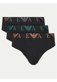 Emporio Armani Underwear Komplet 3 par slipów EM000258 AF10778 MC061 Czarny. Kolor: czarny. Materiał: bawełna