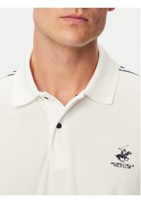 Beverly Hills Polo Club Polo P-SS26M-P0170 Biały Regular Fit. Typ kołnierza: polo. Kolor: biały. Materiał: syntetyk #4
