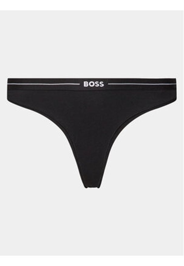 BOSS - Boss Komplet 3 par stringów 50510030 Kolorowy. Materiał: bawełna. Wzór: kolorowy