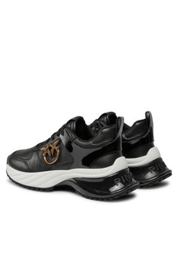 Pinko Sneakersy Ariel 02 SS0027 P025 Czarny. Kolor: czarny. Materiał: skóra