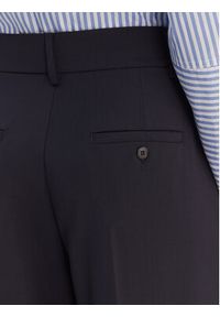 Weekend Max Mara Spodnie palazzo Visivo 2615131041 Granatowy Relaxed Fit. Kolor: niebieski. Materiał: wełna #4