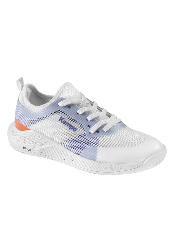 KEMPA - Damskie buty halowe Kempa Kourtfly. Kolor: fioletowy, biały, wielokolorowy. Sport: piłka ręczna