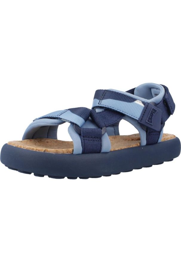 Camper - Sandały CAMPER K800579 Niebieski. Kolor: niebieski. Materiał: tkanina. Sezon: lato
