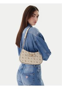 Guess Torebka Carrie Logo HWGP98 98180 Écru. Kolor: kremowy. Materiał: skórzane #1