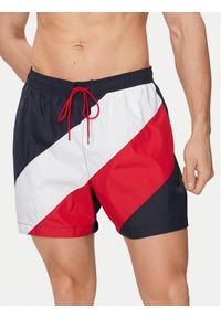 TOMMY HILFIGER - Tommy Hilfiger Szorty kąpielowe UM0UM03261 Kolorowy Regular Fit. Materiał: syntetyk. Wzór: kolorowy #1