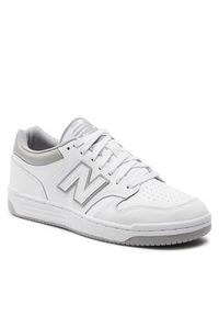New Balance Sneakersy BB480LGM Biały. Kolor: biały. Materiał: skóra