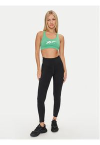 Reebok Top 100075676 Zielony Slim Fit. Kolor: zielony. Materiał: syntetyk #4