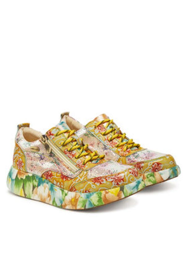 Laura Vita Sneakersy Nikito 62 Kolorowy. Materiał: skóra. Wzór: kolorowy