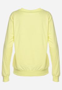 Born2be - Żółta Klasyczna Bluza Wkładana przez Głowę Fosemia. Okazja: na co dzień. Kolor: żółty. Długość rękawa: długi rękaw. Długość: długie. Styl: klasyczny