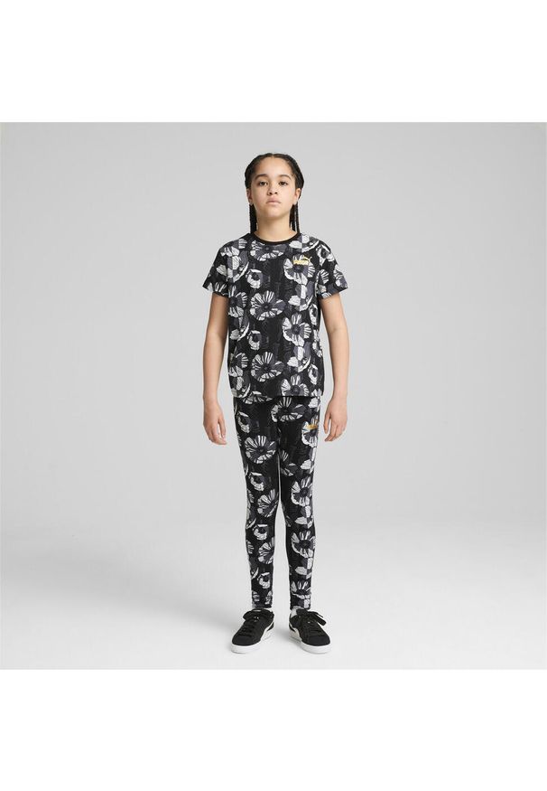 Puma - Młodzieżowa koszulka ESS+ CLASS ACT PUMA Black. Kolor: czarny