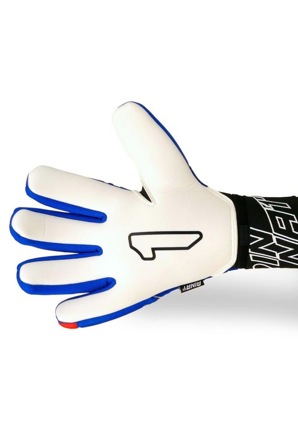 RINAT - Dziecięce rękawice bramkarskie Rinat NKAM Prime. Kolor: niebieski. Sport: piłka nożna