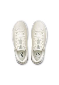 On - ON The Roger Advantage Ivory | Ivory Sneakersy damskie. Okazja: do pracy, na co dzień. Kolor: kremowy. Materiał: materiał. Szerokość cholewki: normalna. Wzór: jednolity. Sport: tenis #6