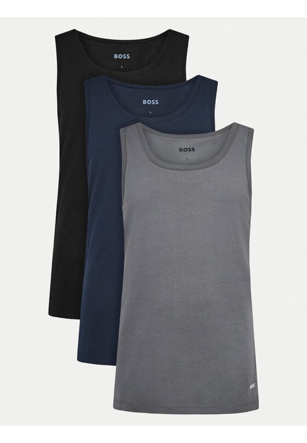 BOSS Komplet tank topów 50532476 Kolorowy Regular Fit. Materiał: bawełna. Wzór: kolorowy