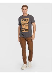Blend T-Shirt 20714250 Szary Regular Fit. Kolor: szary. Materiał: bawełna #3