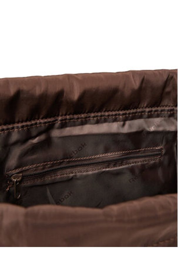 Reebok Plecak RBK-B-044-CCC Brązowy. Kolor: brązowy. Materiał: materiał