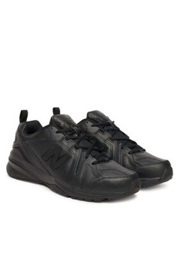New Balance Sneakersy 608 MX608BB5 Czarny. Kolor: czarny. Materiał: skóra