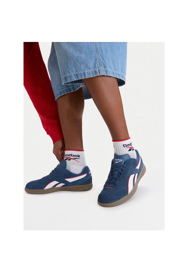 Sneakersy Reebok. Kolor: niebieski