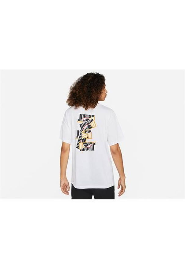 Koszulka sportowa męska Nike Air Jordan Sport Dna. Kolor: biały. Długość rękawa: krótki rękaw. Długość: krótkie