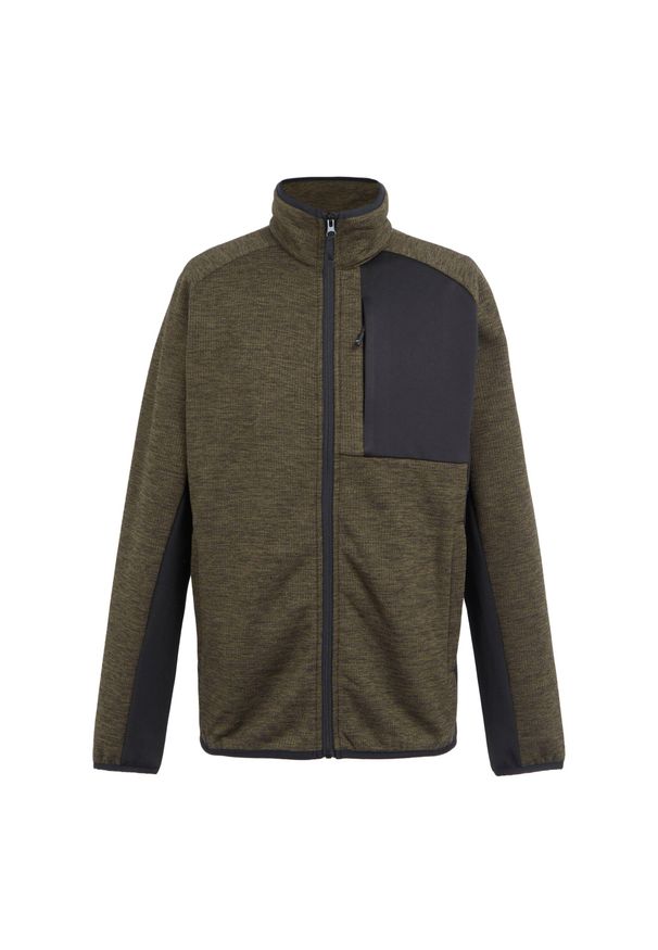 Regatta - Męska Bluza Polarowa Shorston. Kolor: brązowy, beżowy, wielokolorowy. Materiał: polar. Sezon: zima. Styl: sportowy. Sport: turystyka piesza