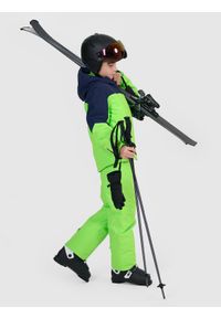 4f - 4F Kurtka narciarska membrana 5000 chłopięca - zielona 164 (13-14 lat). Kolor: zielony. Materiał: poliester. Sezon: lato #2