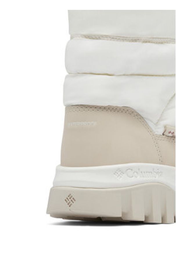 columbia - Columbia Śniegowce Snowtrot Mid 2075111 Biały. Kolor: biały. Materiał: materiał