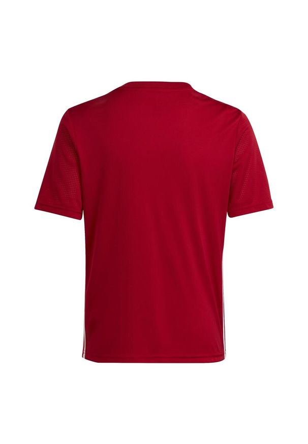 Adidas - Koszulka do piłki nożnej dla dzieci adidas Tabela 23 Jersey. Kolor: czerwony, biały, wielokolorowy. Materiał: poliester. Sport: piłka nożna
