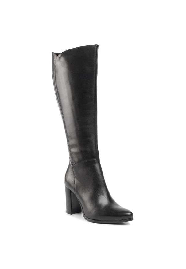 Kozaki Gino Rossi 71246-03 Black. Kolor: czarny. Materiał: skóra
