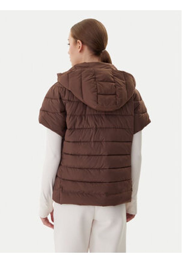 EA7 Emporio Armani Bezrękawnik 7W000477 AF12476 U6063 Brązowy Regular Fit. Kolor: brązowy. Materiał: syntetyk. Długość rękawa: bez rękawów