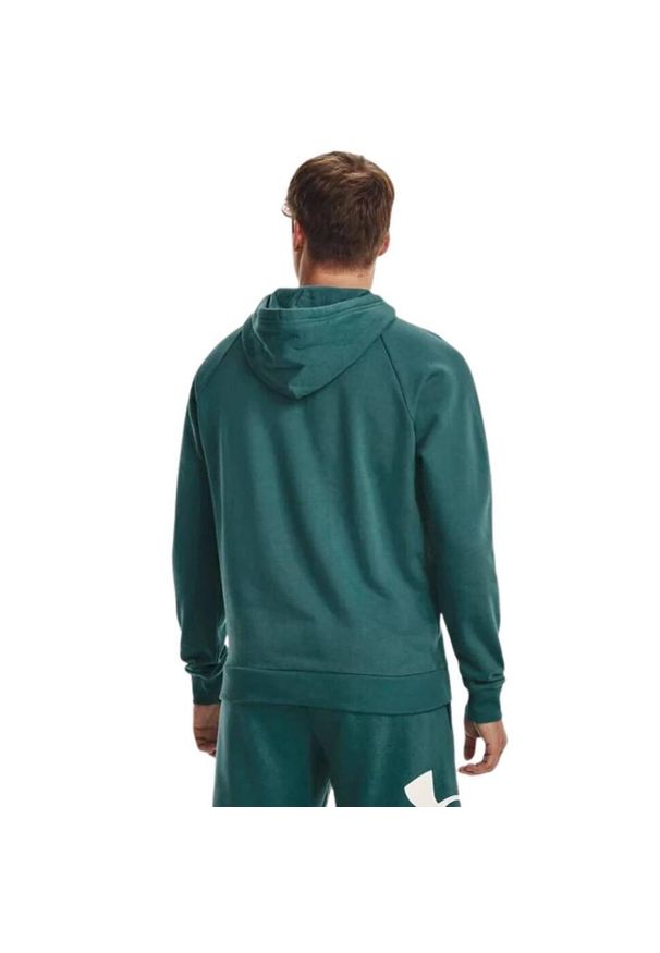 Under Armour - Męska Bluza Polarowa Rival. Kolor: zielony. Materiał: polar